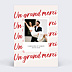Remerciements mariage Red Notes
