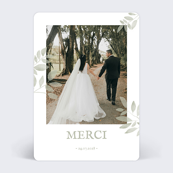 Remerciements mariage Jolis brins
