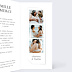 Carte remerciement mariage Multi Intemporel Intérieur Droit