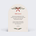 Remerciements mariage Arche guirlande