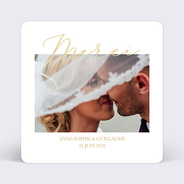 Remerciements Mariage Joli Oui
