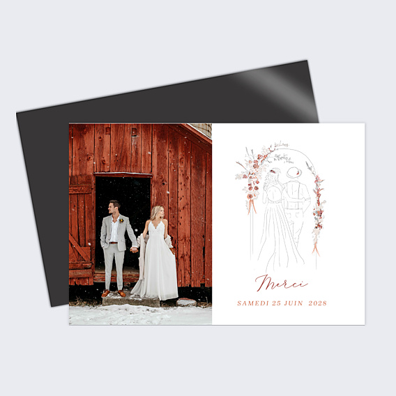 Remerciements mariage Sous l’Arche