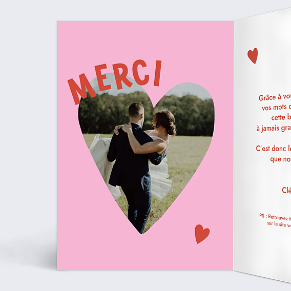 Remerciements mariage Invités Géniaux