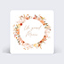 Remerciements mariage Ronde Florale