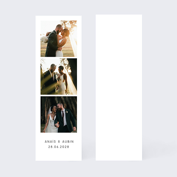 Remerciements mariage Beau Pêle-mêle