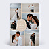 Remerciements mariage Pastille ovale