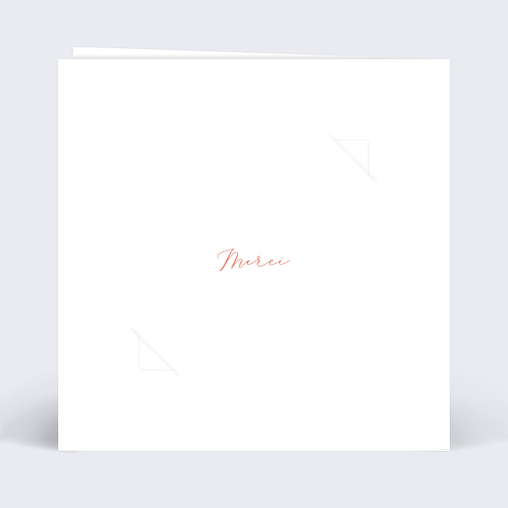 Carte remerciement mariage Multiphotos Graines à planter Verso