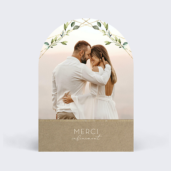 Remerciements mariage Modern Love