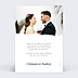 Remerciements mariage Portrait en aquarelle