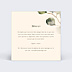 Remerciements mariage Eucalyptus Elégant