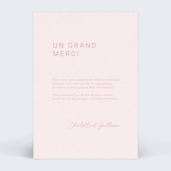 Remerciements mariage Maison Lemoine X Popcarte - Ivory