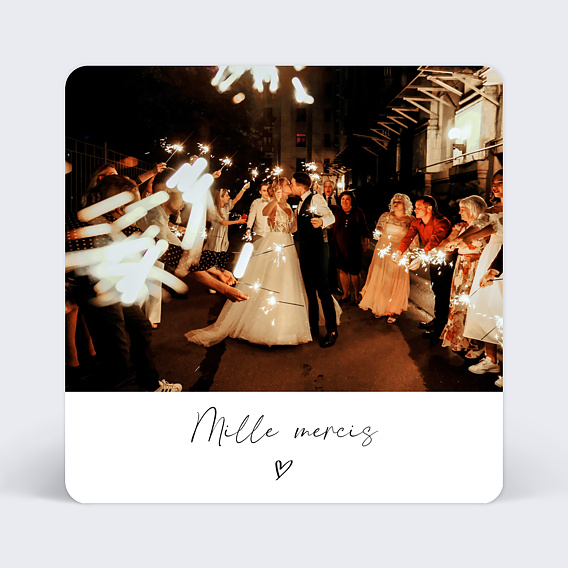 Remerciements mariage Moments Volés