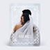 Remerciements mariage Cadre dentelle