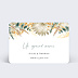 Carte remerciement mariage Bohemia sans photo