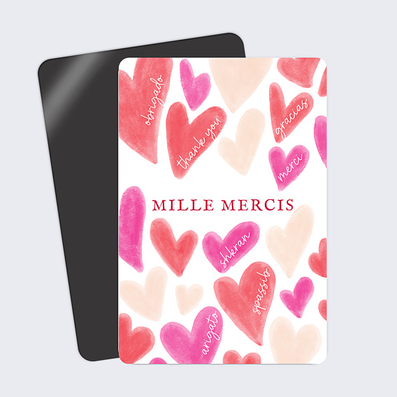 Remerciements mariage Mille mercis