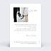 Remerciements mariage Effet Photo Vintage