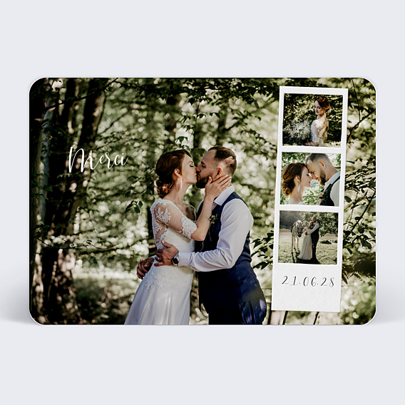 Remerciements mariage Polaroid Mariage
