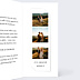 Carte remerciement mariage Date inoubliable Intérieur Droit