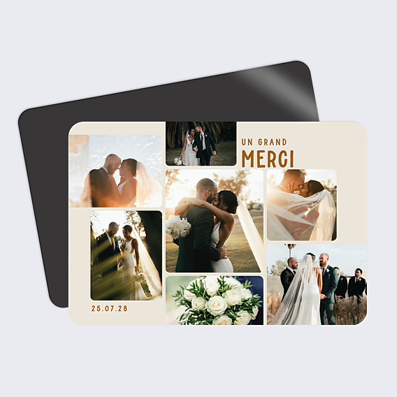Remerciements mariage Grand pêle-mêle