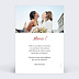 Remerciements mariage Portrait en illustration minimaliste