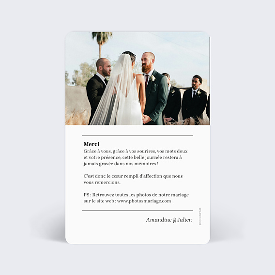 Remerciements mariage Petite Définition