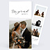 Remerciements mariage Effet Photo