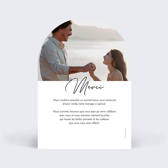 Remerciements mariage Pleine Page Editorial