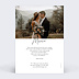 Carte remerciement mariage Grande Typo Verso