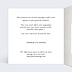 Carte remerciement mariage Douceur Chiné avec graines Intérieur Gauche