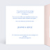 Carte remerciement mariage Enveloppe fleurie avec graines Intérieur Gauche
