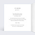 Carte remerciement mariage Grande Typo Merci avec graines Intérieur Gauche