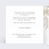 Carte remerciement mariage Merci fleuri avec graines Intérieur Gauche
