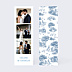 Remerciements mariage Toile de jouy