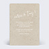 Remerciements mariage Chiné Typographique