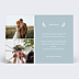 Remerciements mariage Etiquette végétal
