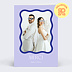 Carte remerciement mariage Wavy Chic