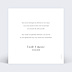 Carte remerciement mariage Arbre Verso