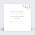 Carte remerciement mariage Couronne Aquarelle Verso