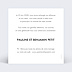 Carte remerciement mariage Éditorial Verso