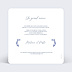 Carte remerciement mariage Esprit Azulejos Verso