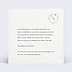 Carte remerciement mariage Petit Tampon Verso