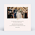 Carte remerciement mariage Petit végétal séparateur Verso