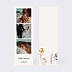Carte remerciement mariage Bouquet Sauvage