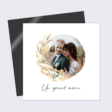 Remerciements Mariage Bohemia