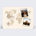 Carte remerciement mariage Voyage Mariage