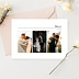 Carte remerciement mariage Linéal III Après 1