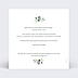 Remerciements mariage Petite Couronne Eucalyptus