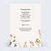 Remerciements mariage Bouquet Sauvage