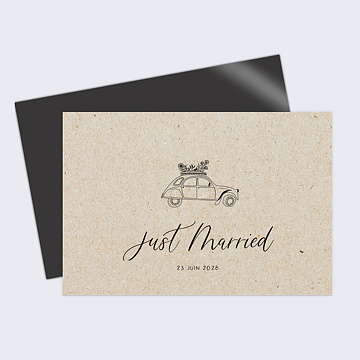 Remerciements Mariage Voyage Vintage