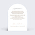 Carte remerciement mariage Flower of Fall Verso